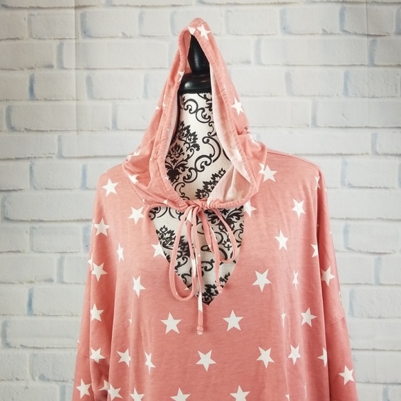 Hiatus women's size 3x cut out hoodie top - Picture 2 of 8